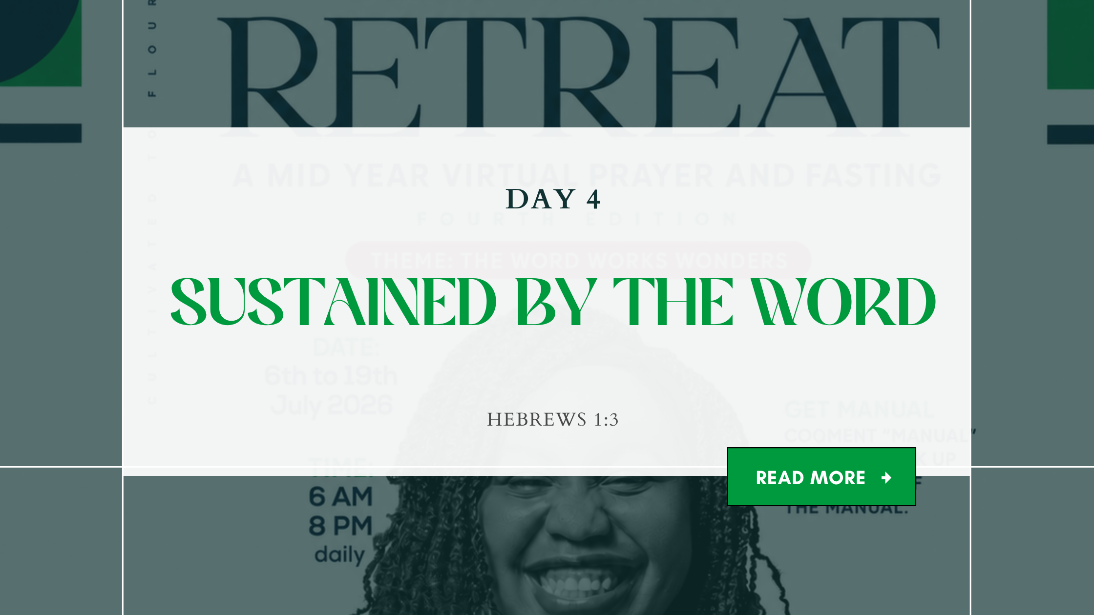 SUSTAINED BY THE WORD
