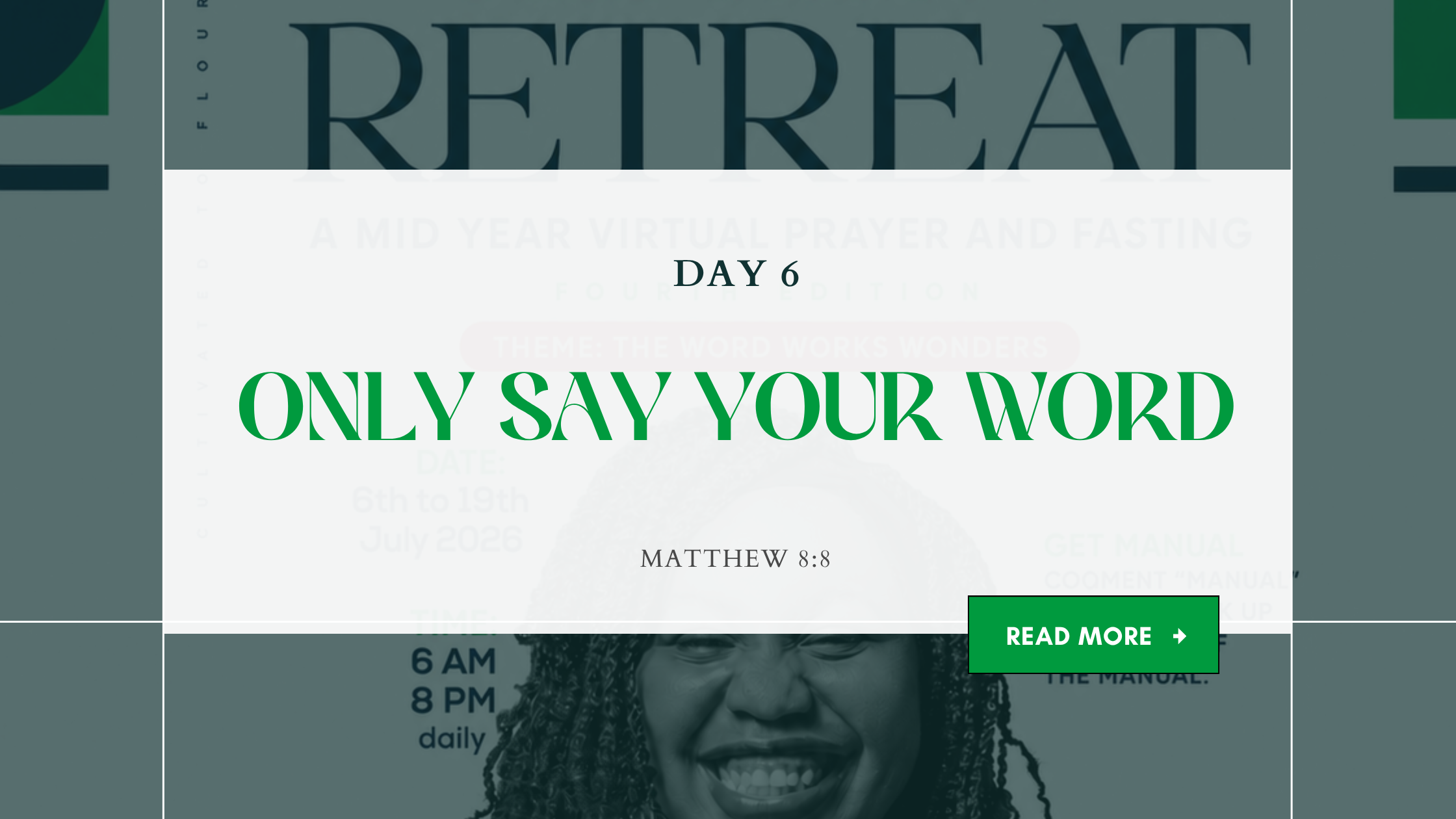 ONLY SAY YOUR WORD