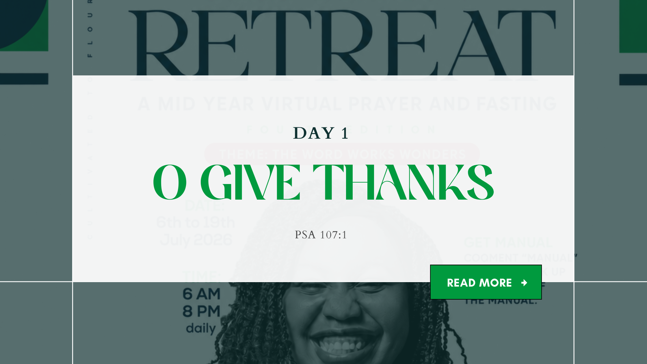 O GIVE THANKS